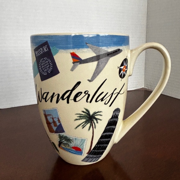Anisa Makhoul Papyrus Large Wanderlust Coffee Mug - Picture 2 of 8